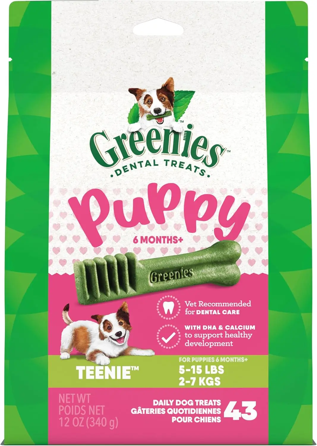 Greenies Puppy Dental Treat - Teenie
