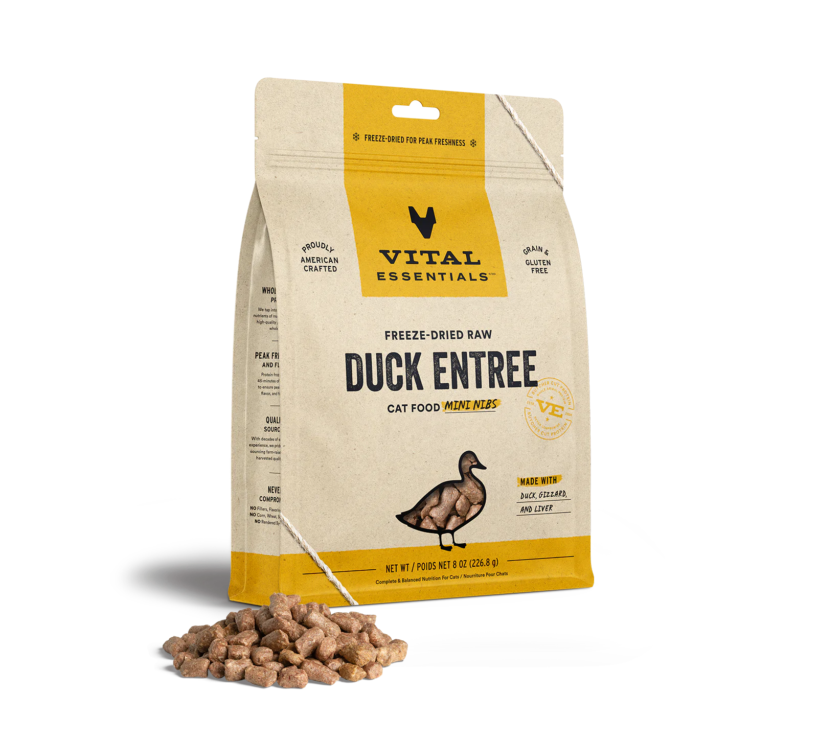 Freeze Dried Duck Entrée Mini Nibs