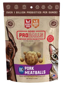 Boss Proballs Freeze Dried Raw Meatball Pork