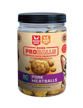 Boss Proballs Freeze Dried Raw Meatball Pork