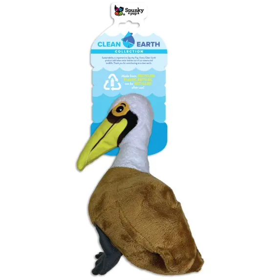 Clean Earth Plush Pelican - Small