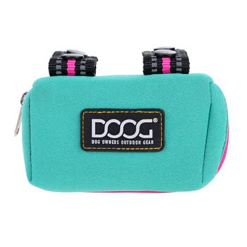 Walkie Pouch - Neoprene - Rin Tin Tin - Neon Teal & Pink