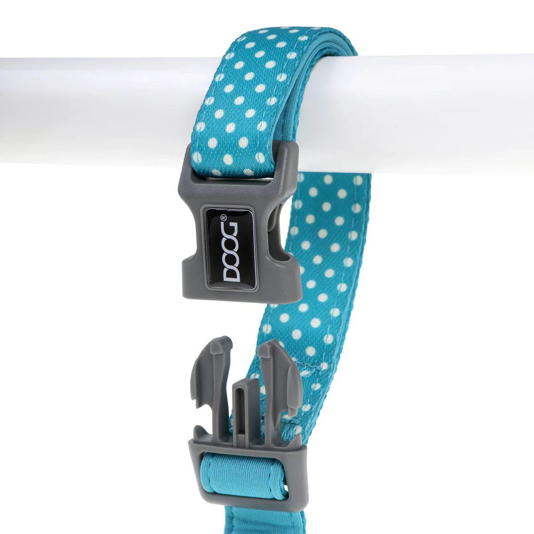 Lead - Clip It - Snoopy - Blue with White Spots