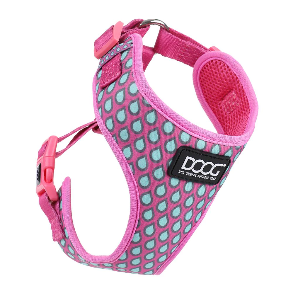 Neoflex Soft Harness - Luna - Pink with Teardrops