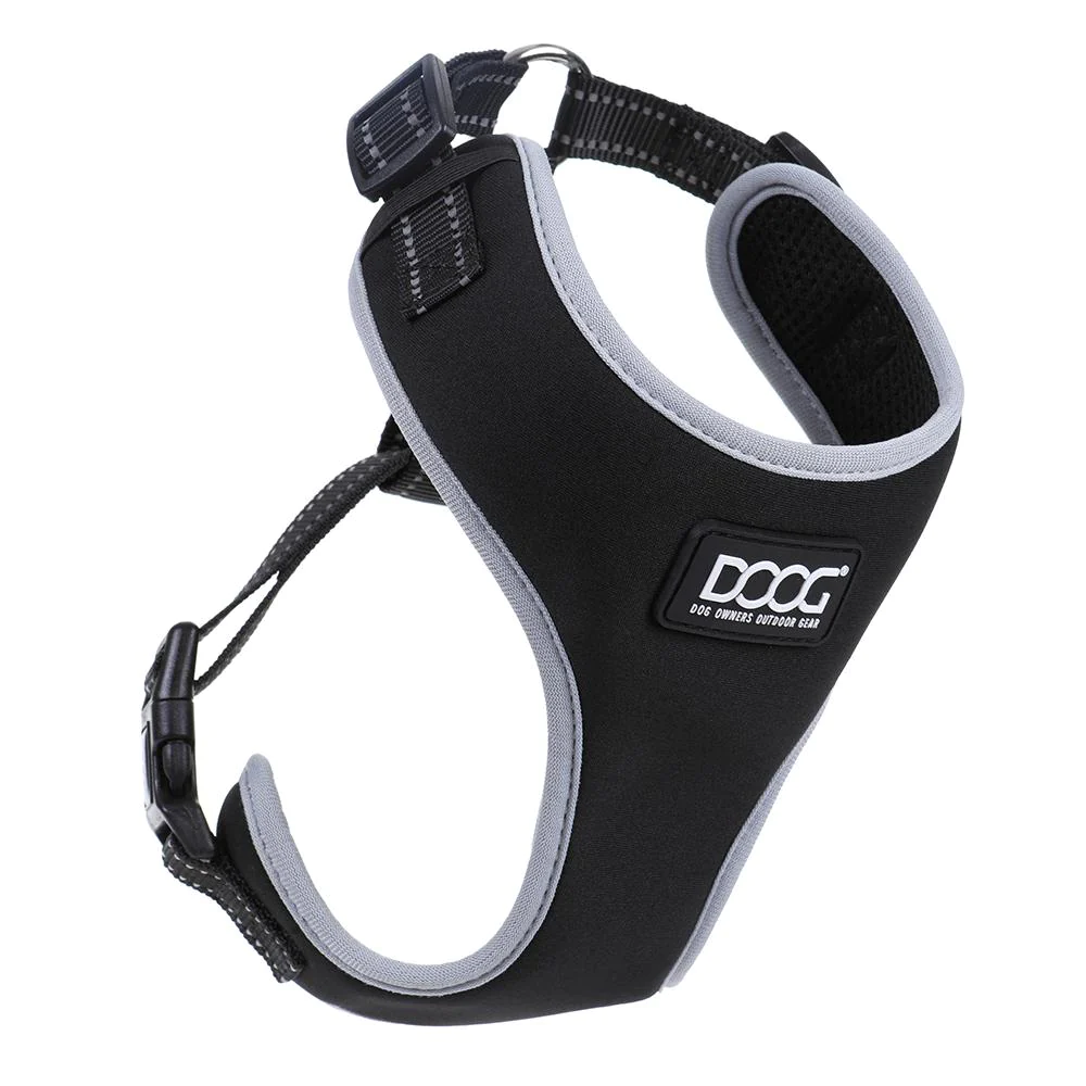 Neoflex Soft Harness - Lassie - Black with Reflective Stripe
