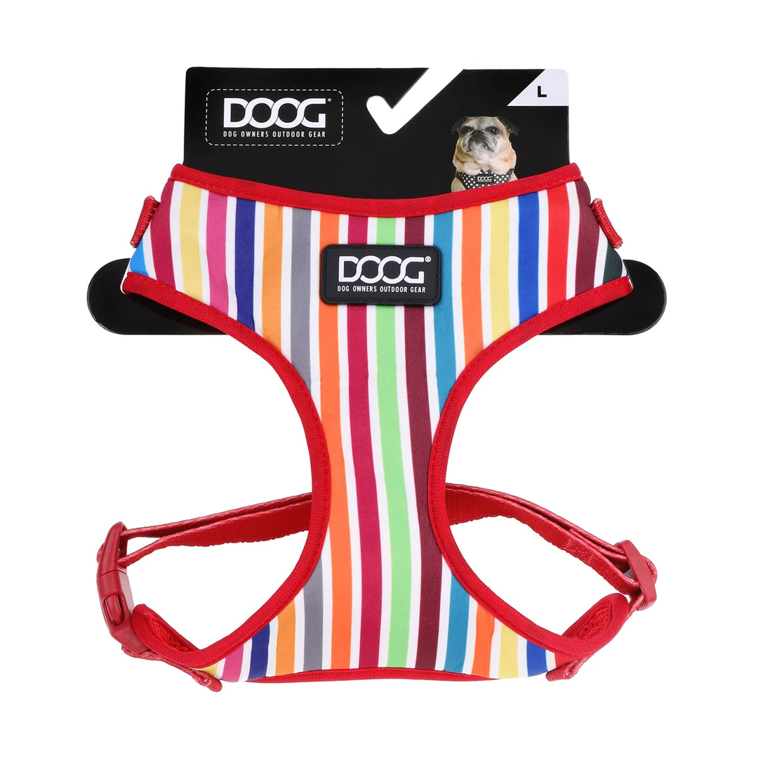 Neoflex Soft Harness - Scooby - Multi-Color Stripped