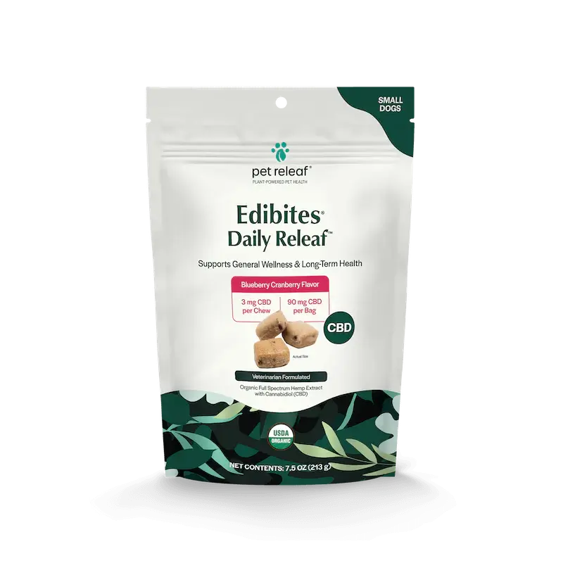 Daily Releaf Organic Hemp Edibites - Blueberry Cranberry Flavor