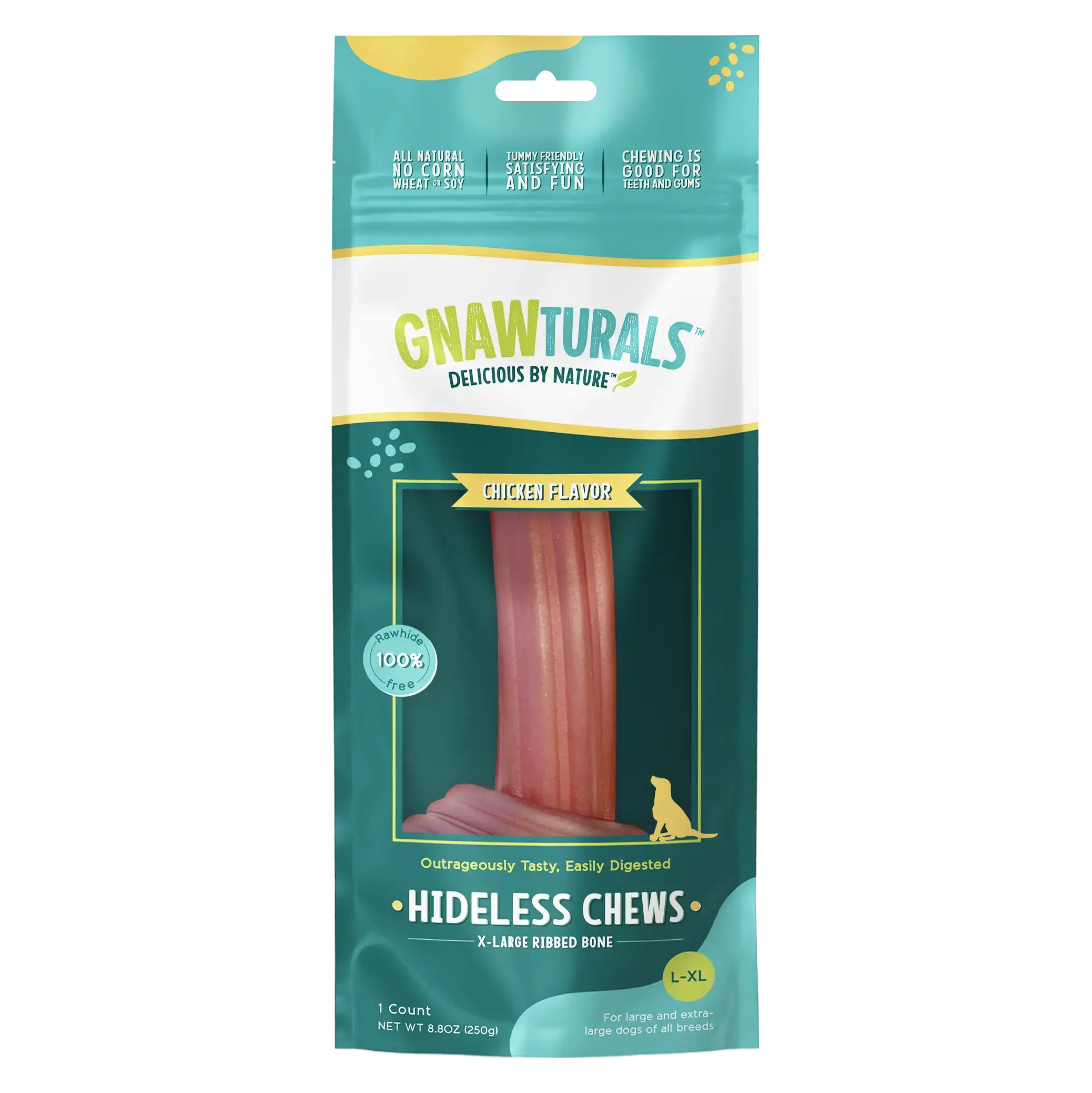 8.5" Jumbo Hideless Ribbed Bone - Chicken