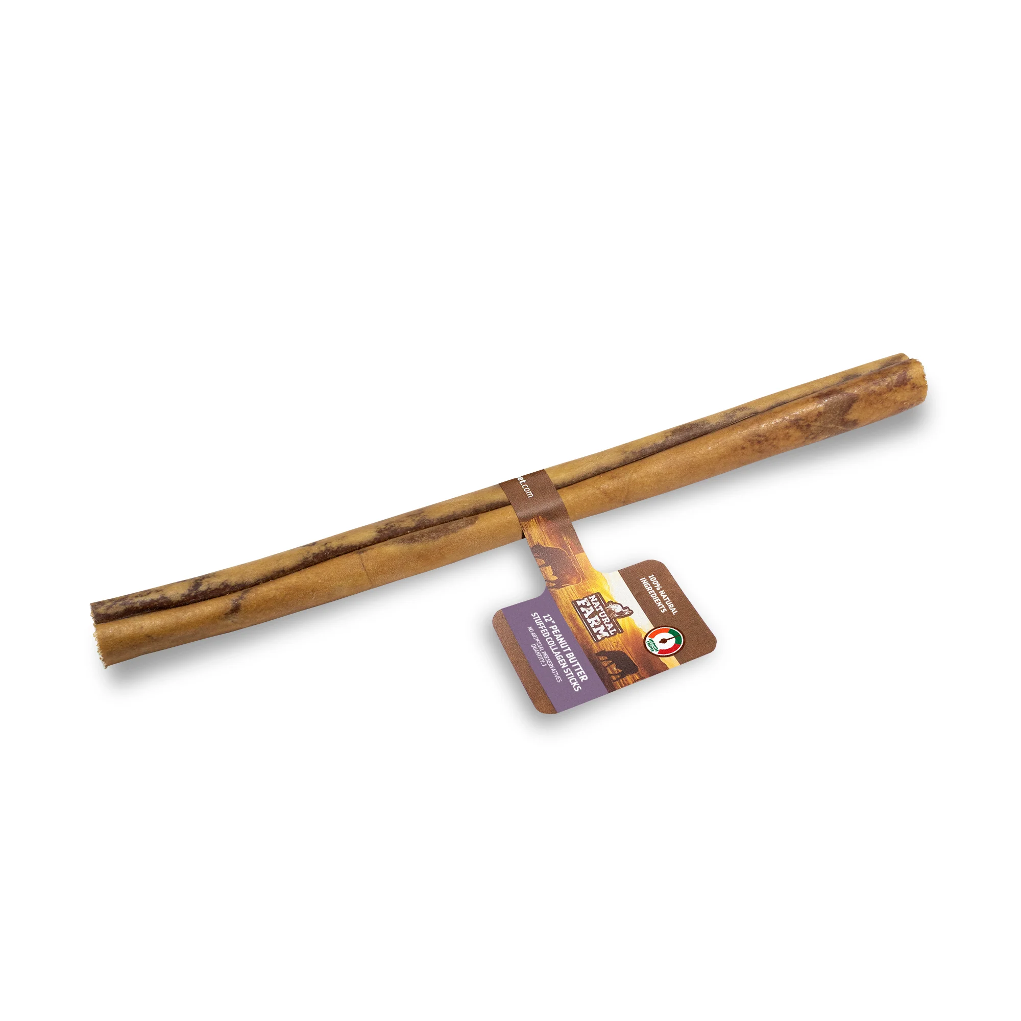Stuffed Collagen Stick with Peanut Butter
