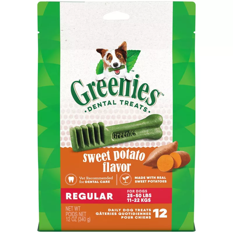 Greenies Sweet Potato Dental Treat - Regular