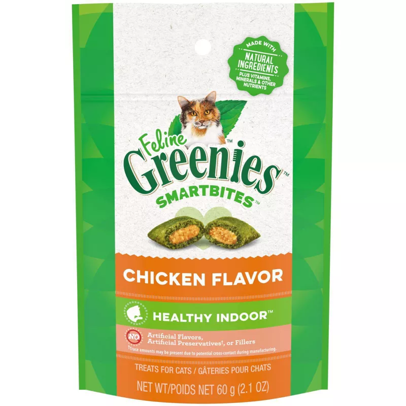 Greenies Smartbites Hairball Control - Chicken Flavor