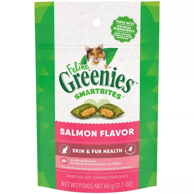 Greenies Smartbites Healthy Skin & Fur - Salmon Flavor