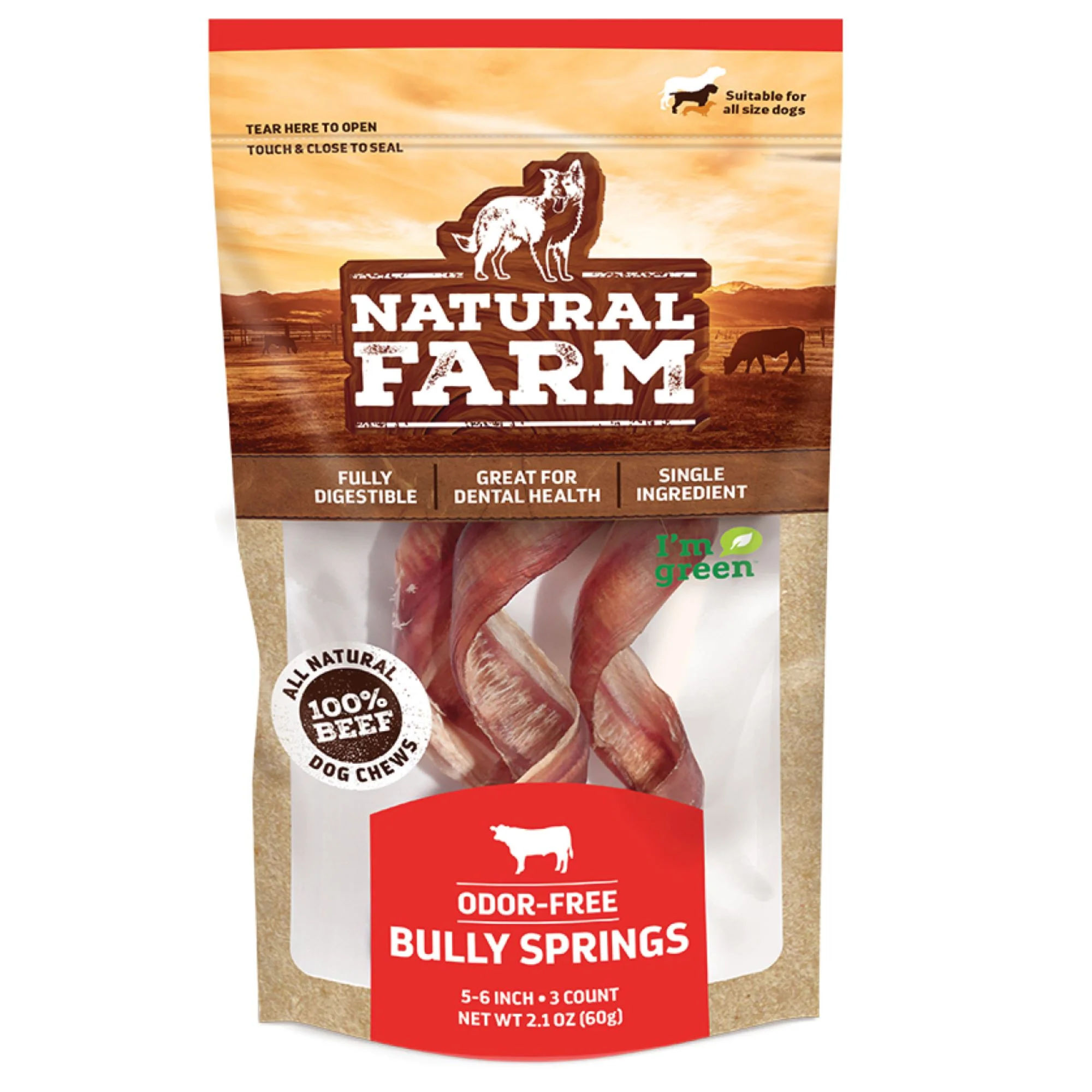 Odor Free Bully Springs - 3 Pack
