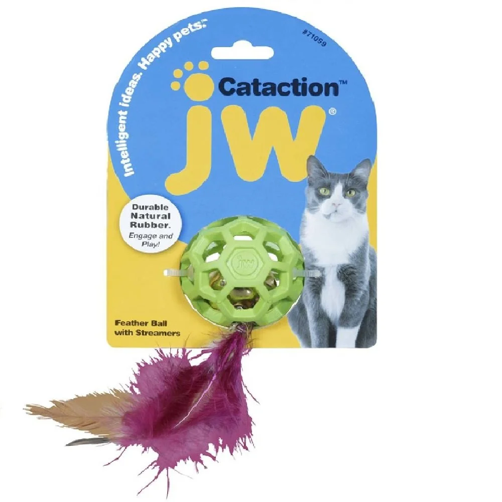 Cataction Feather ball with Bell