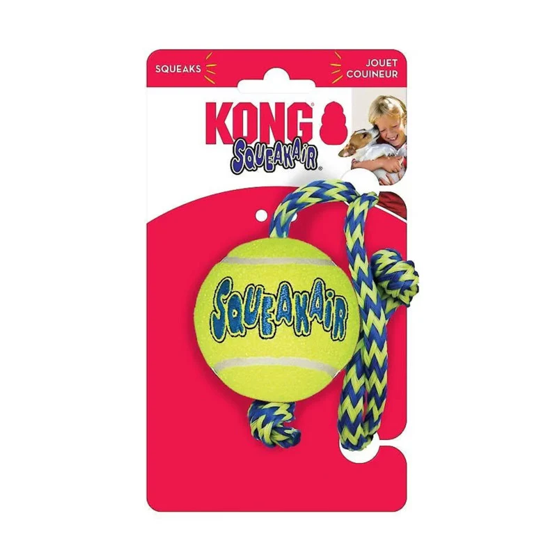 SqueakAir Ball w/Rope
