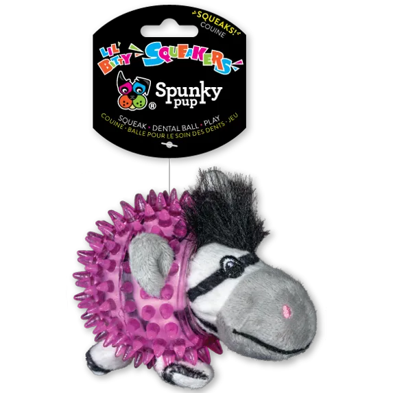 Lil' Bitty Squeakers - Pink Zebra