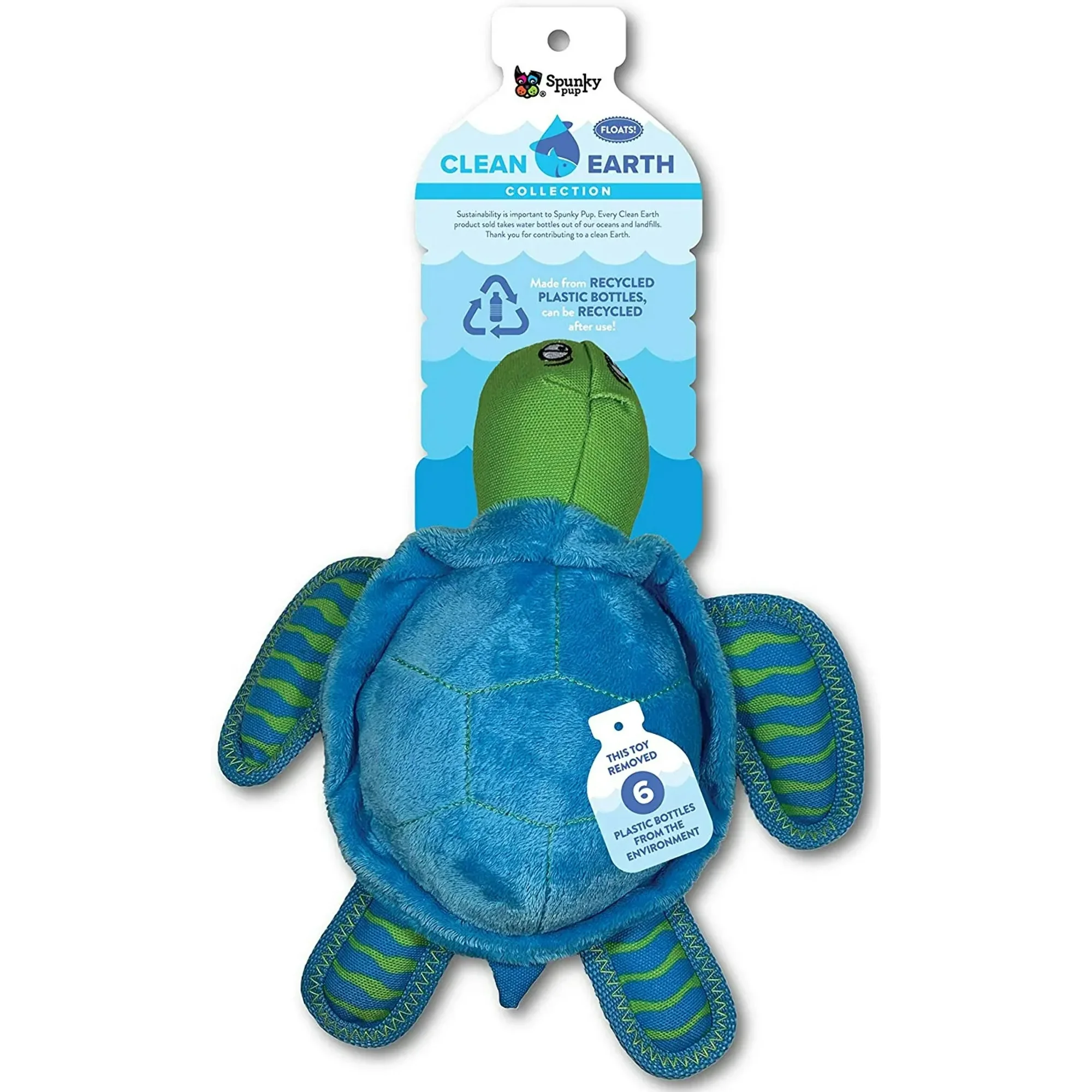 Clean Earth Plush Turtle - Large
