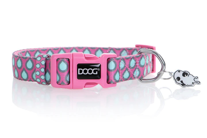 Collar - Luna - Pink with Teardrops