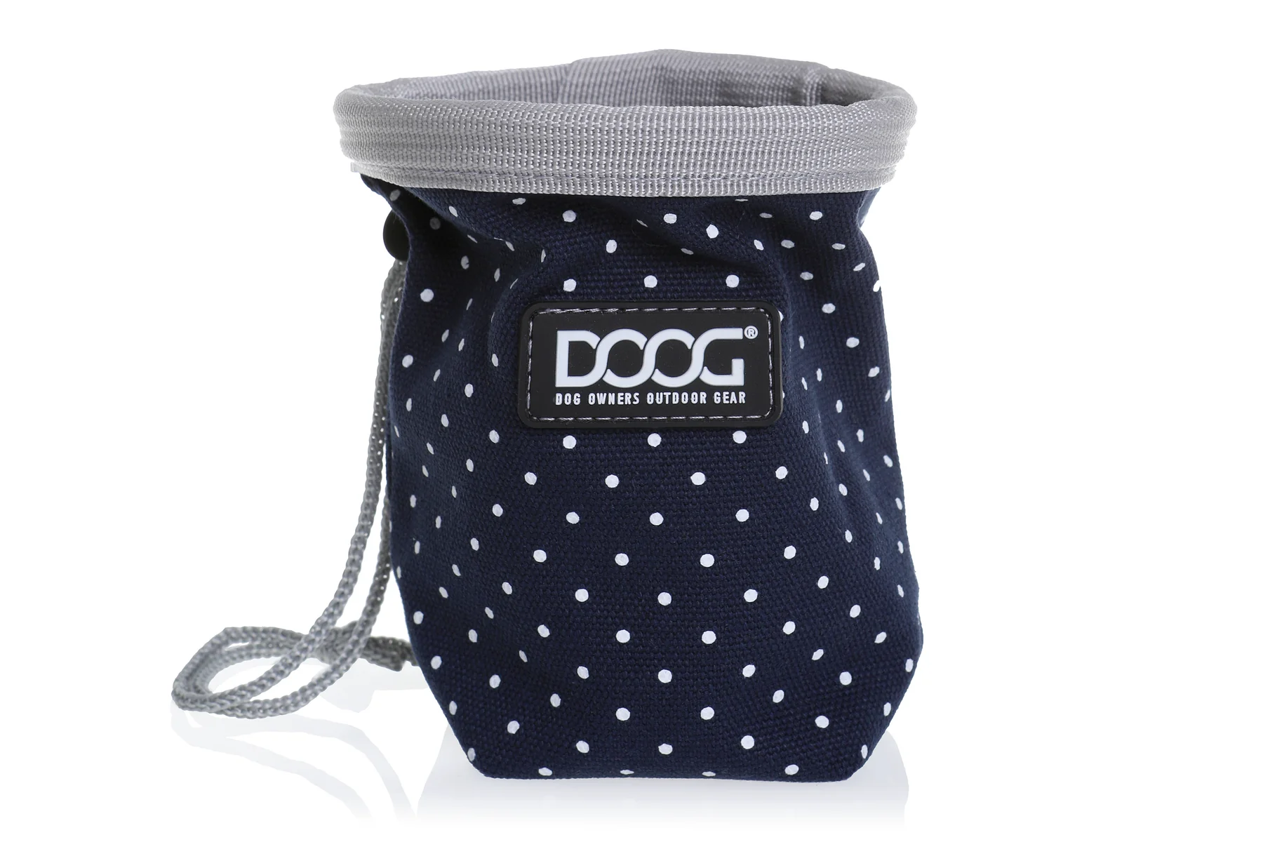 Treat Pouch - Stella - Navy with White Spots