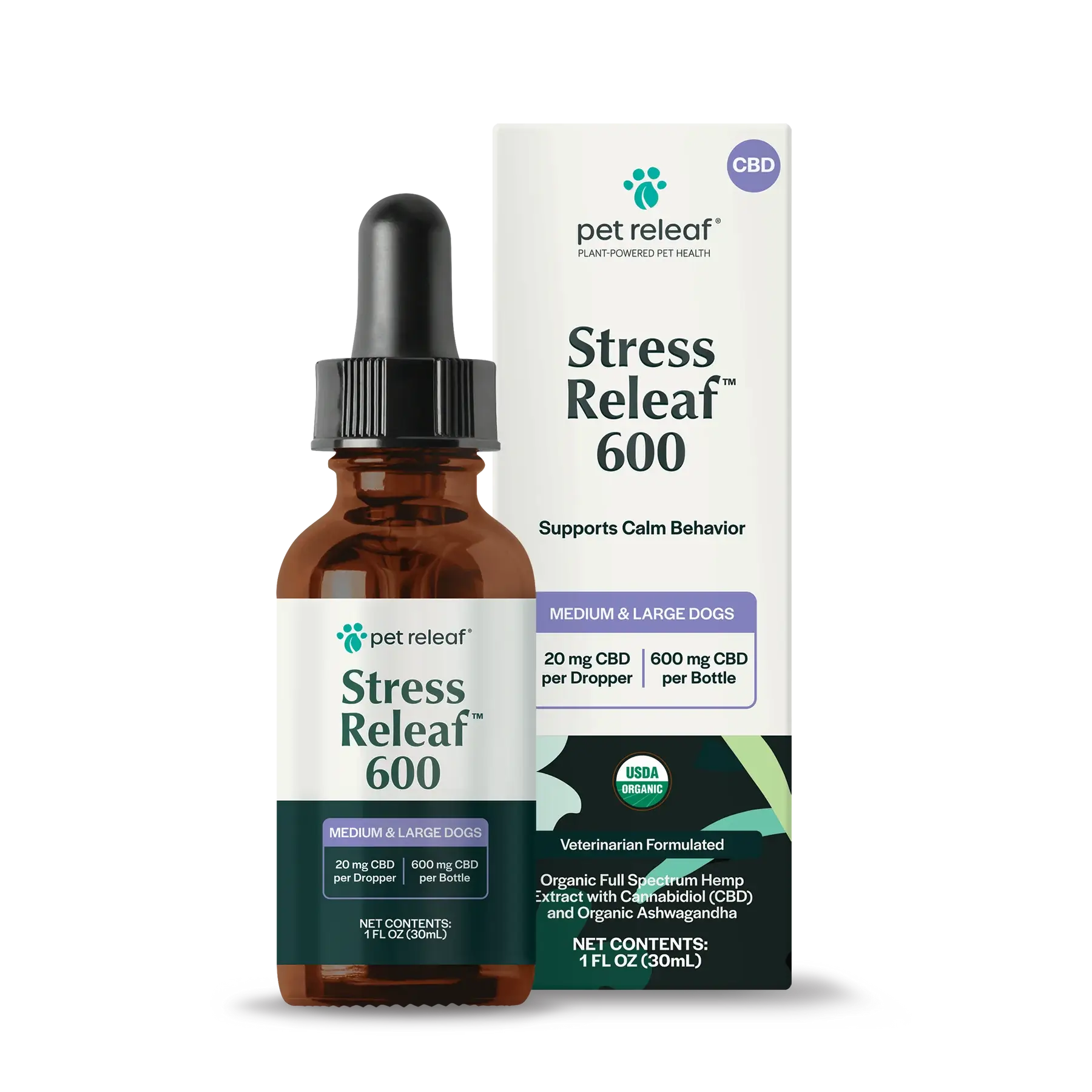 Stress Releaf Organic Hemp Oil