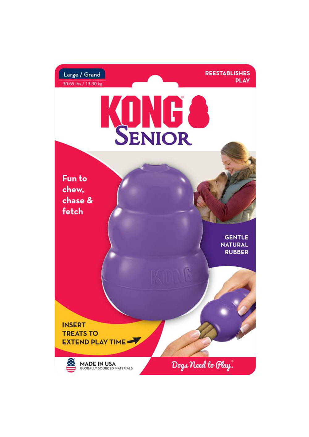 Senior Stuffable Rubber Toy