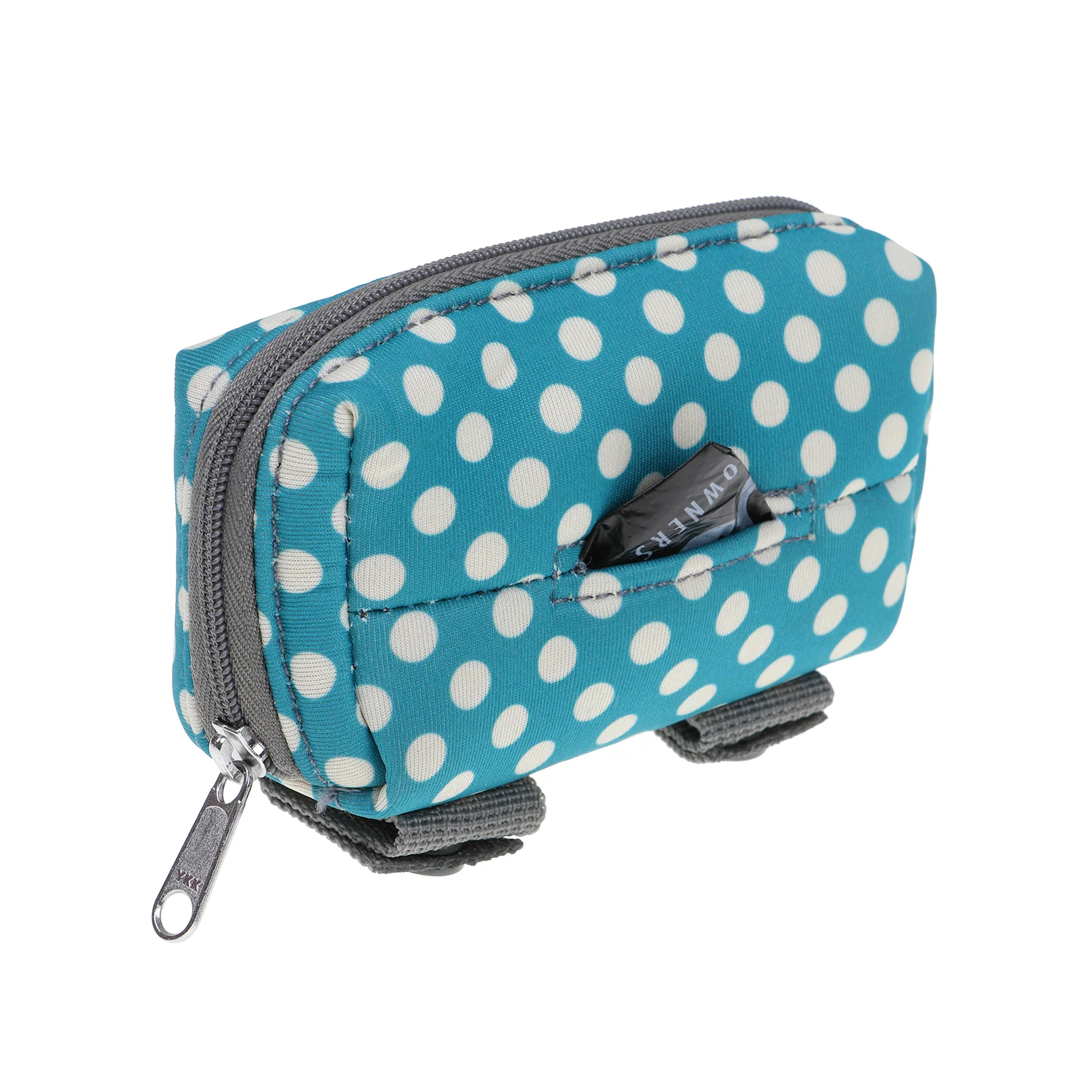 Walkie Pouch - Neoprene - Snoopy - Blue with White Spots