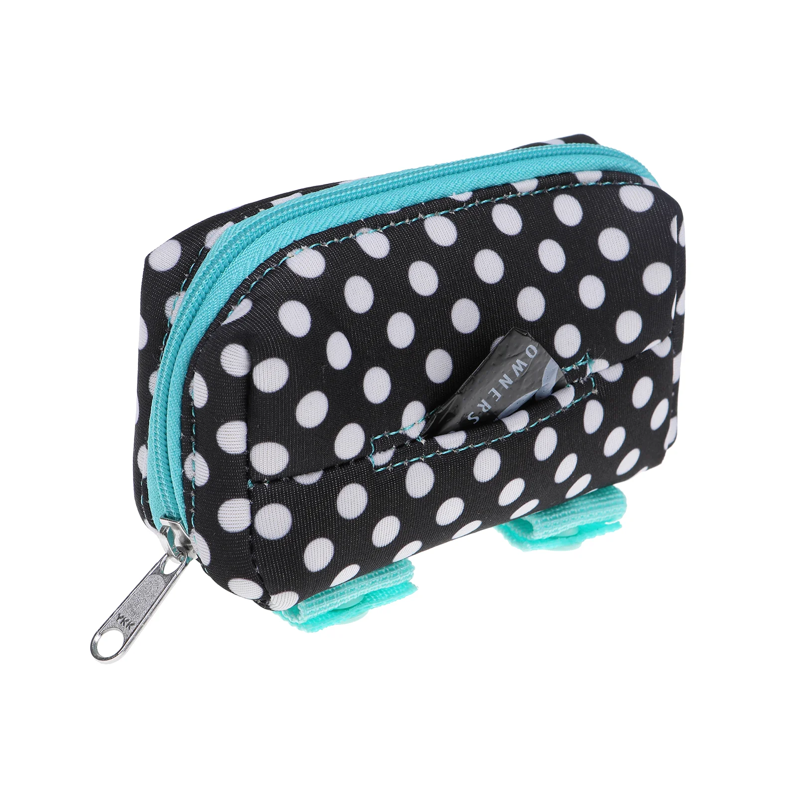 Walkie Pouch - Neoprene - Pongo - Black with White Dots
