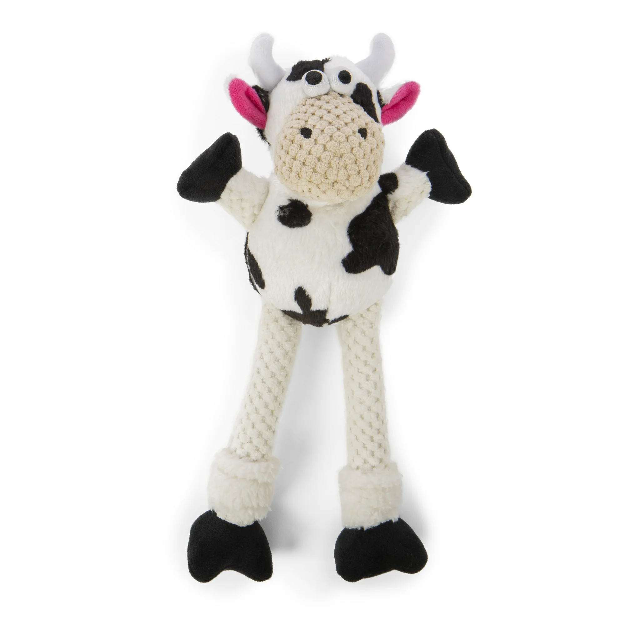 goDog Checkers Skinny Cow Plush Toy
