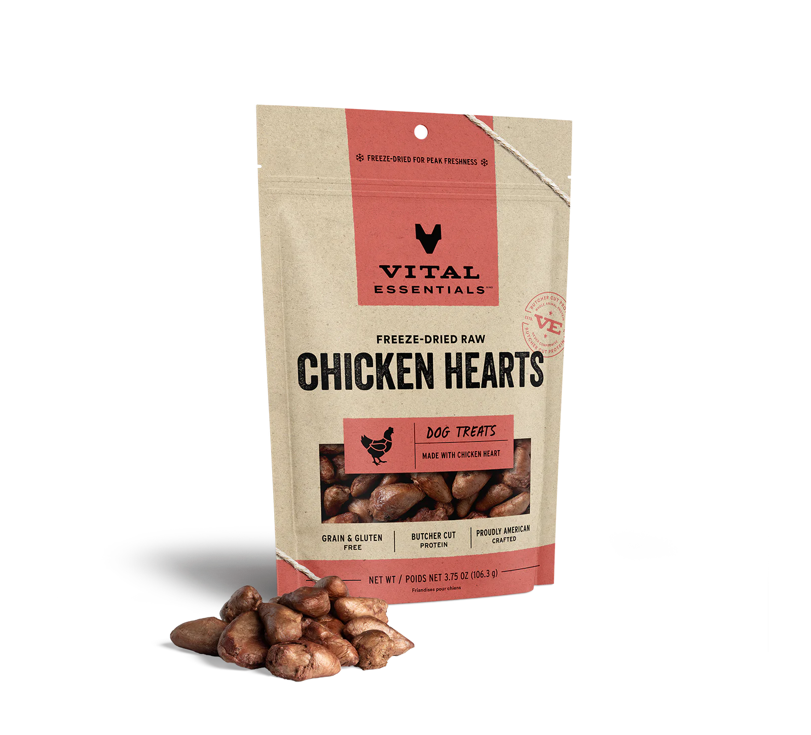 Freeze Dried Chicken Hearts