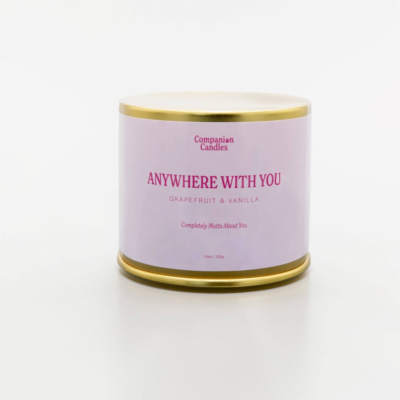 "Anywhere With You" Candle - Grapefruit/Vanilla