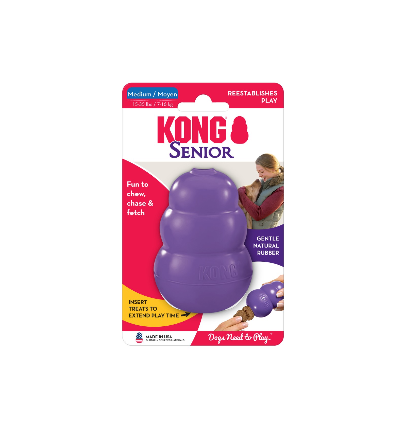 Senior Stuffable Rubber Toy