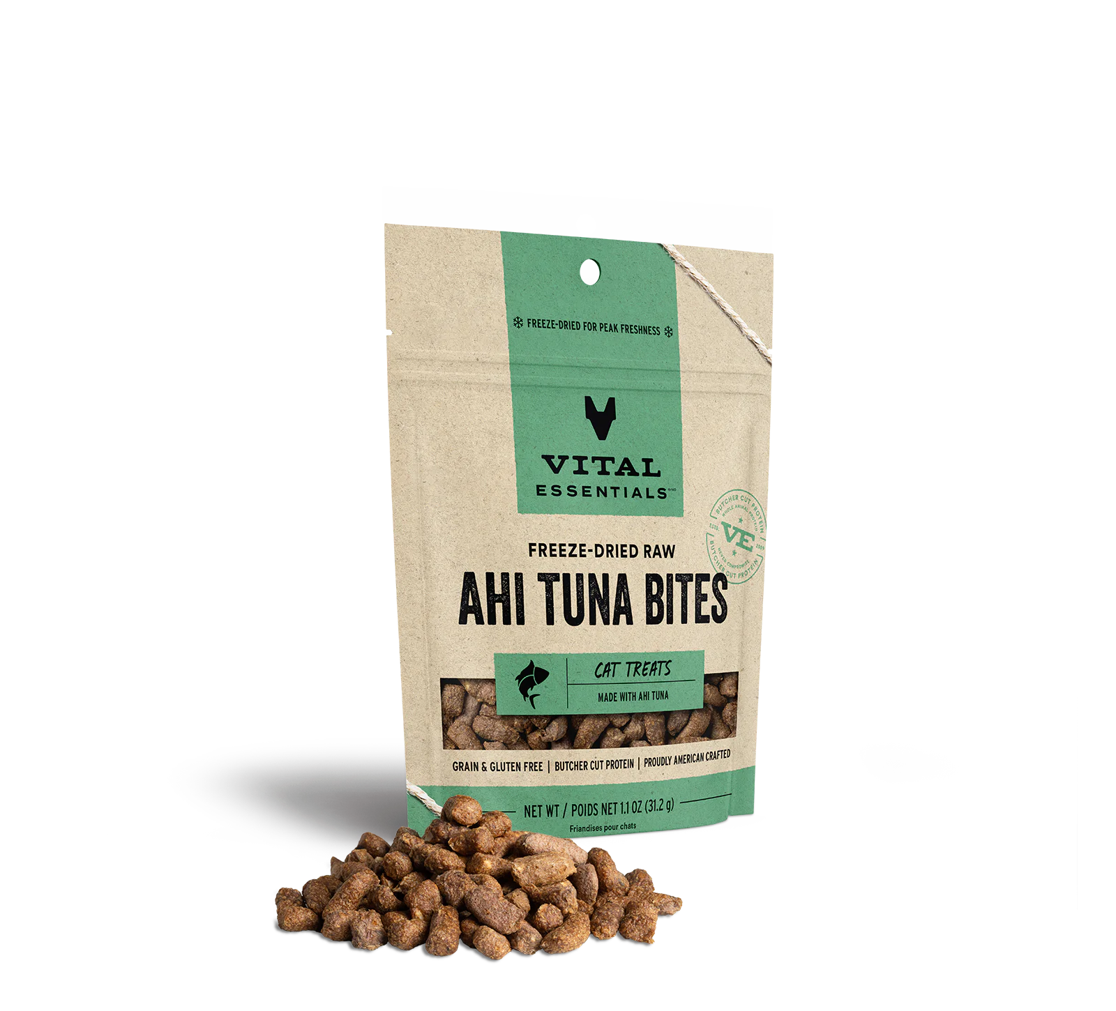 Freeze Dried Ahi Tuna Bites