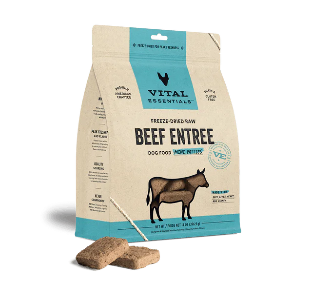 Freeze Dried Beef Entrée Mini Patties