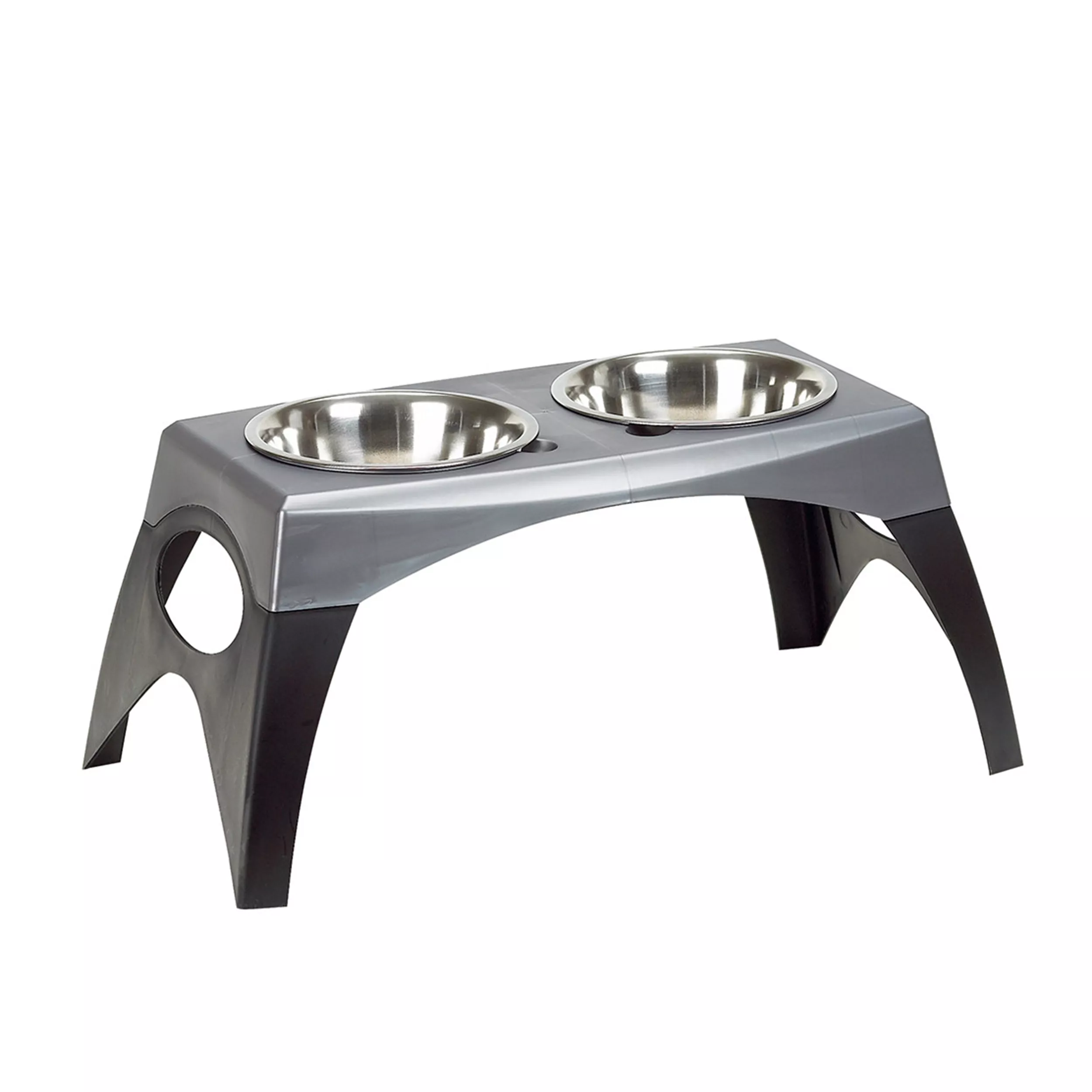 Elevated Feeder Pet Feeder with .75 quart SS bowls