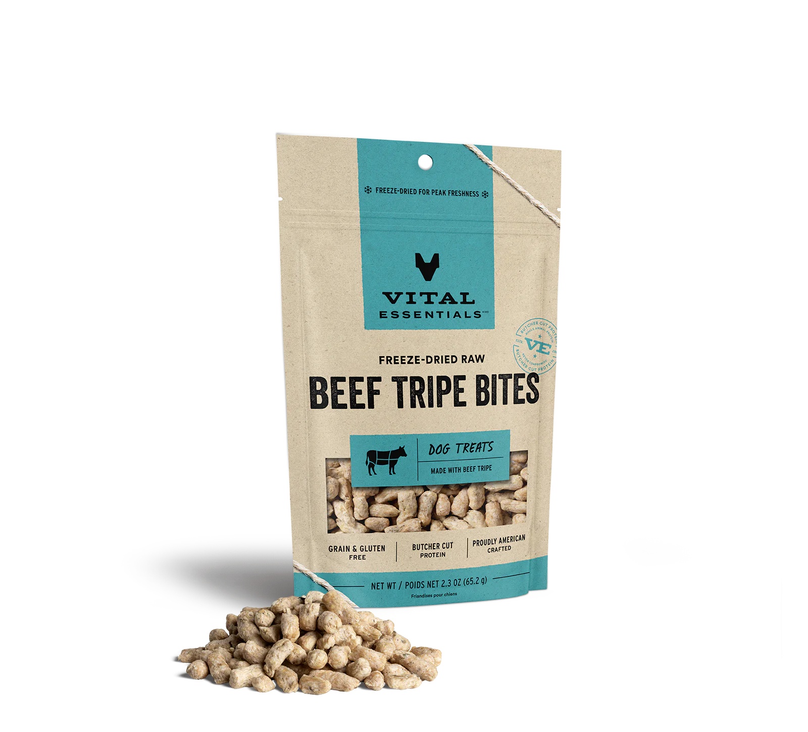 Freeze Dried Beef Tripe Bites