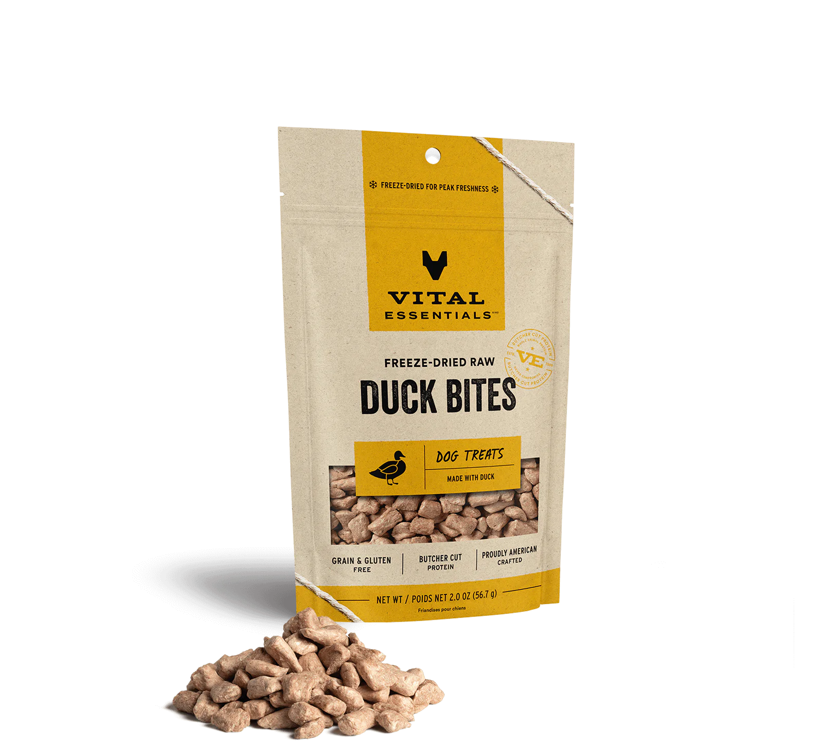 Freeze Dried Duck Bites
