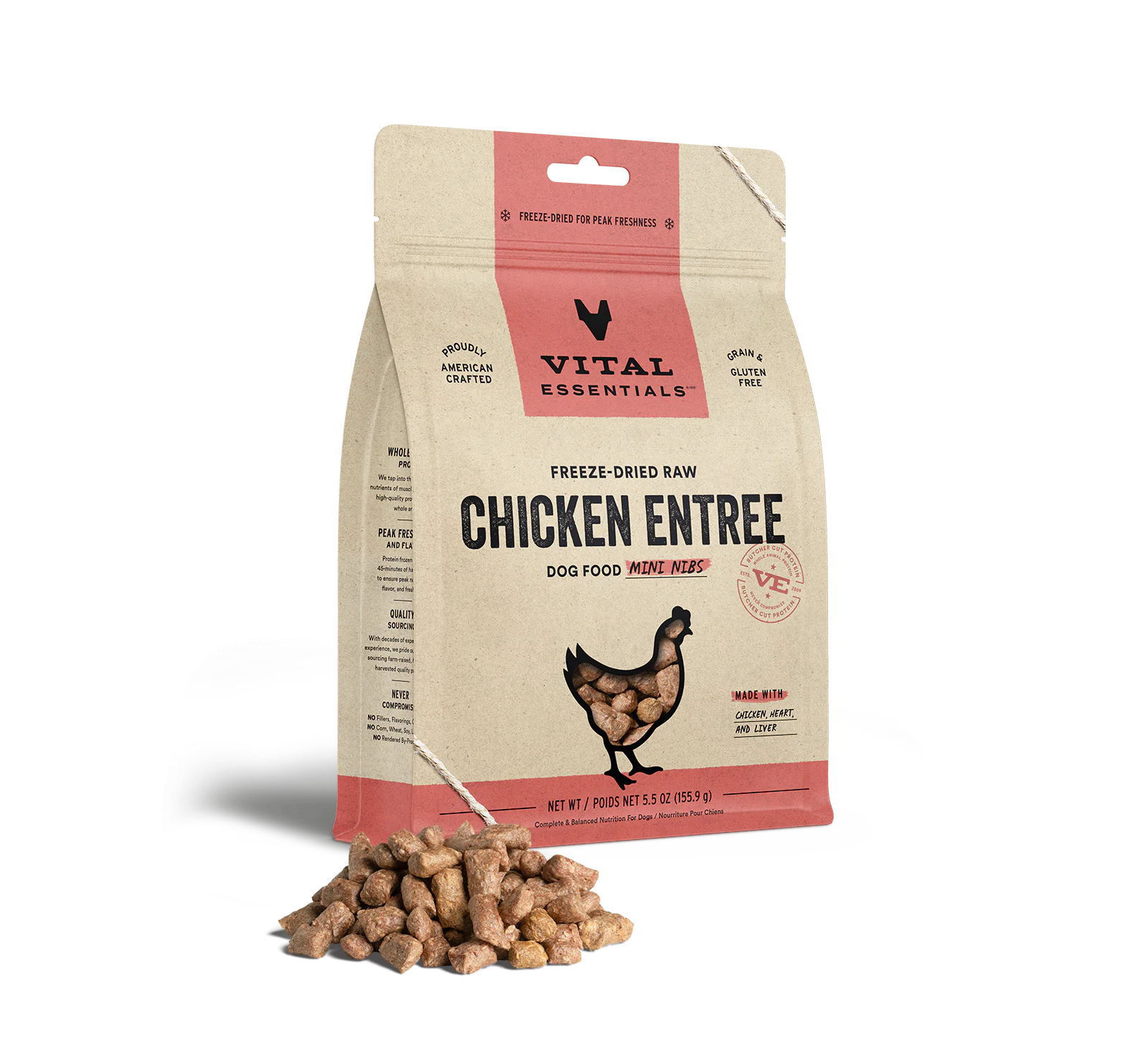 Freeze Dried Chicken Entrée Mini Nibs