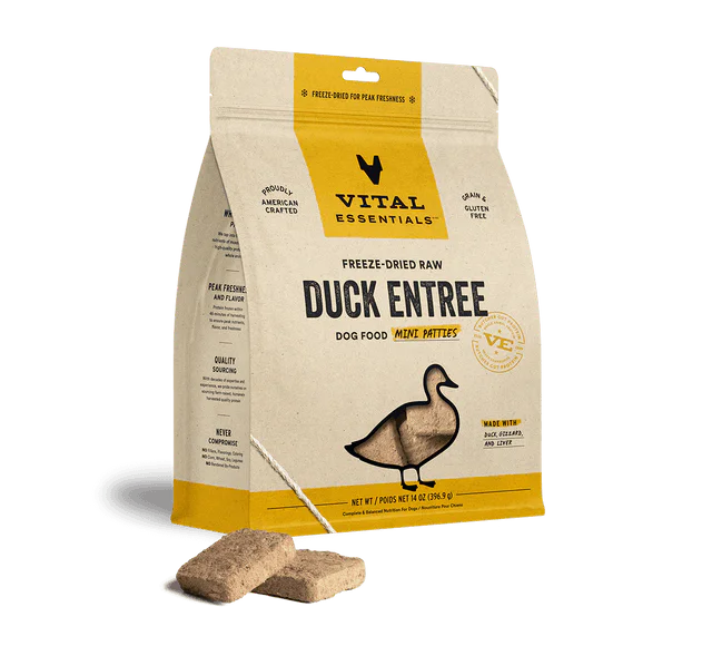 Freeze Dried Duck Entrée Mini Patties