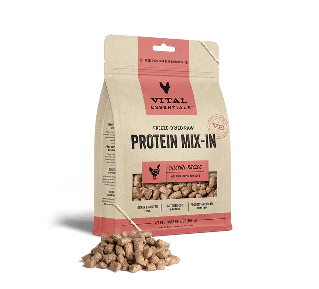 Freeze Dried Protein Mix-In Chicken Recipe Mini Nibs Topper