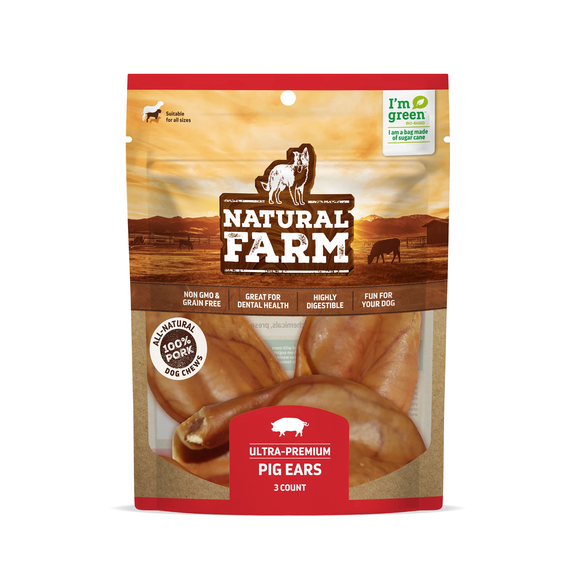 Pig Ears - 3 Pack