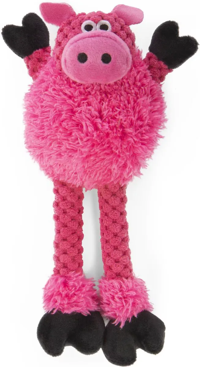 goDog Checkers Skinny Pig Plush Toy