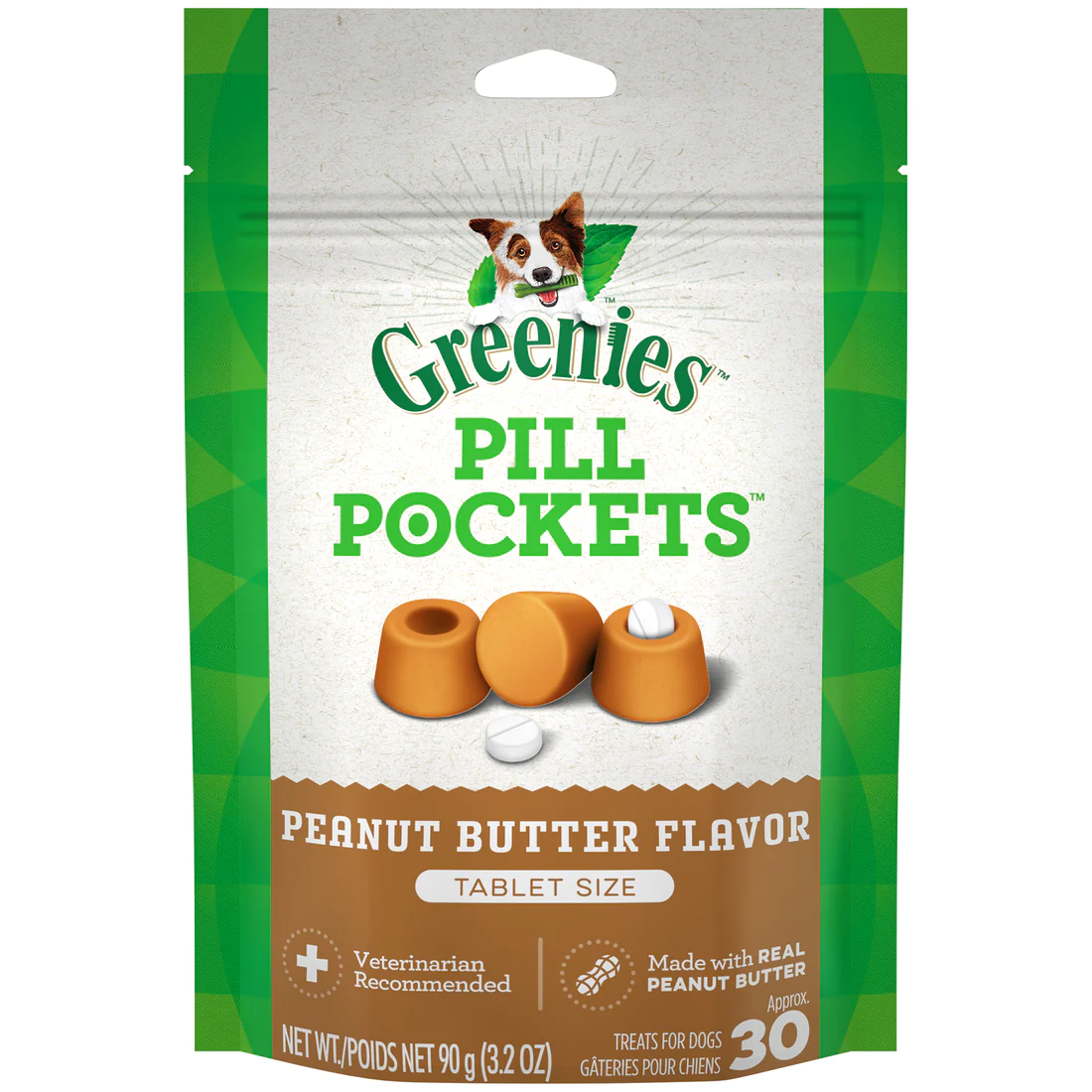Greenies Pill Pockets - Peanut Butter Flavor Tablets