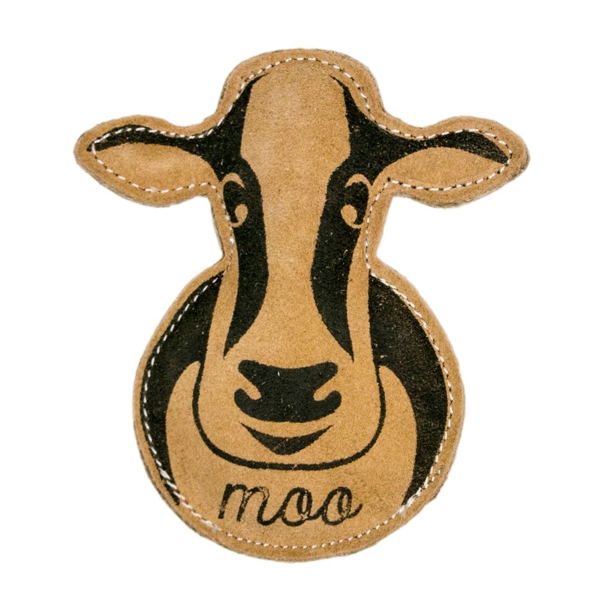 Natural Leather - Cow with Squeaker