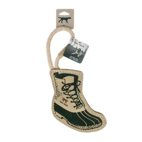 Natural Leather Boot Tug Toy