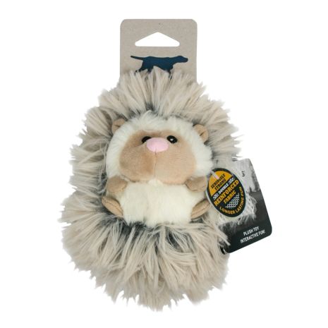 Real Feel Fluffy Baby Headgehog w/ Squeaker