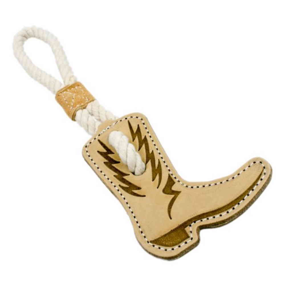 Natural Leather Tug - Cowboy Boot