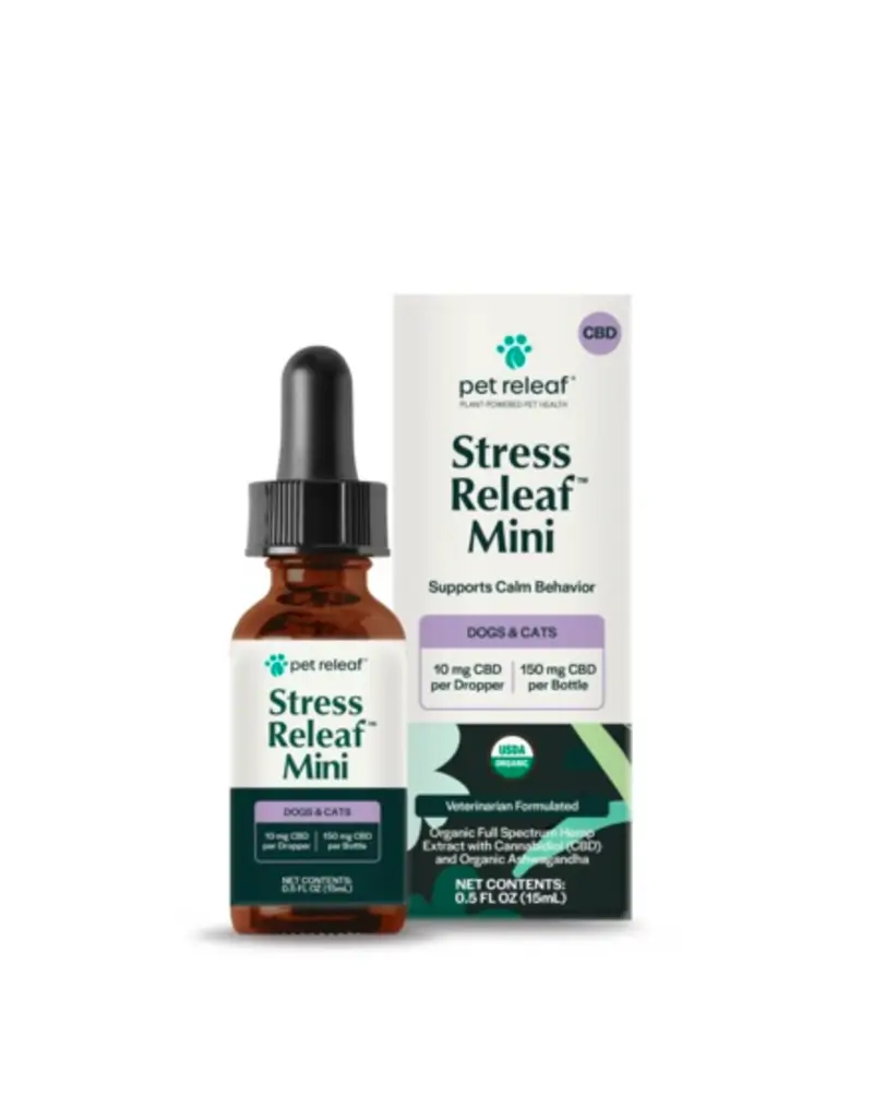 Stress Releaf Organic Hemp Oil - Mini