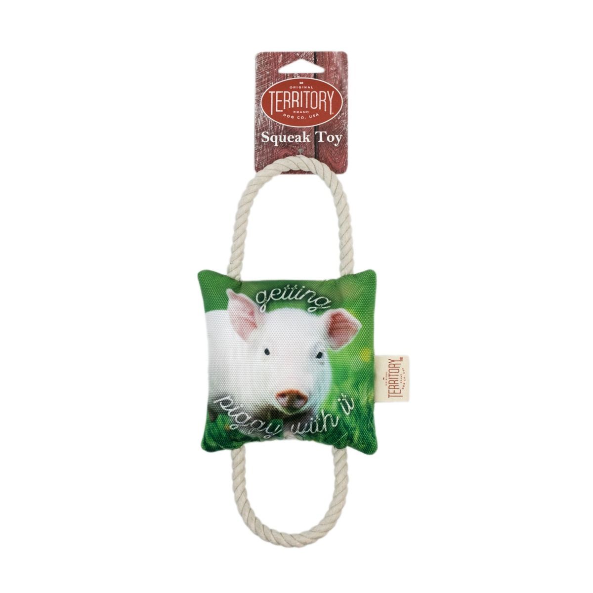 Oxford Bone 2-Way Tug - Piggy