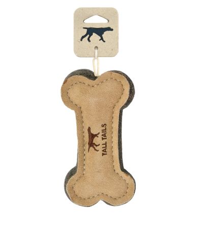 Natural Leather Bone Toy
