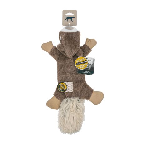 Stuffless Squirrel w/ Squeaker Toy